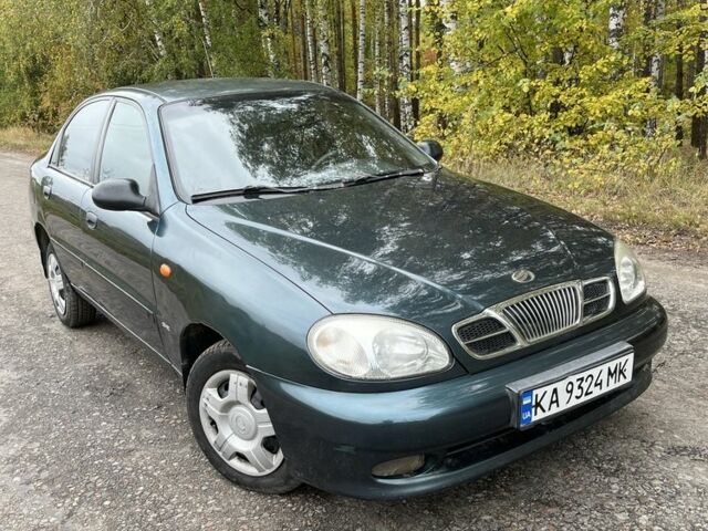 Зеленый Дэу Сенс, объемом двигателя 1.5 л и пробегом 195 тыс. км за 2150 $, фото 1 на Automoto.ua