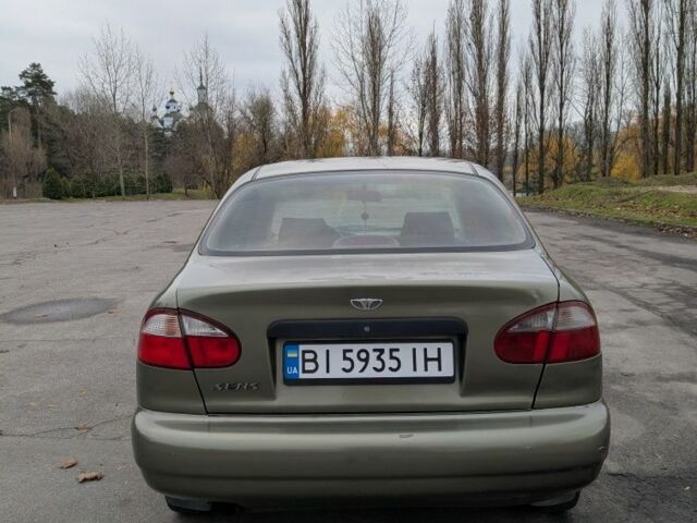 Зеленый Дэу Сенс, объемом двигателя 1.3 л и пробегом 240 тыс. км за 2100 $, фото 3 на Automoto.ua