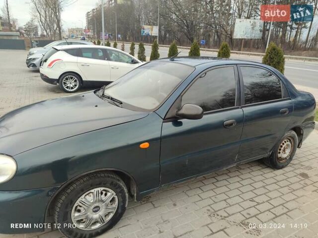 Зеленый Дэу Сенс, объемом двигателя 1.3 л и пробегом 163 тыс. км за 2200 $, фото 1 на Automoto.ua