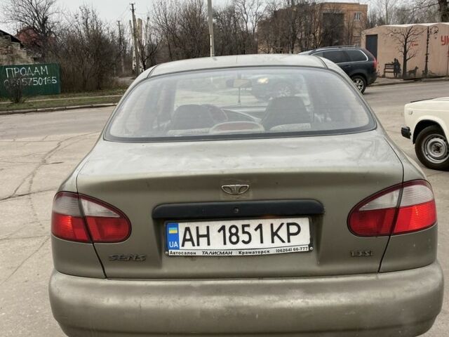 Зелений Деу Сенс, об'ємом двигуна 1.3 л та пробігом 100 тис. км за 1200 $, фото 3 на Automoto.ua