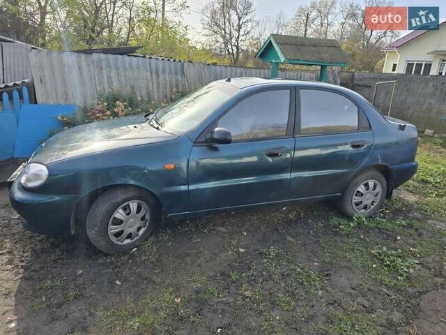 Зеленый Дэу Сенс, объемом двигателя 1.3 л и пробегом 250 тыс. км за 1500 $, фото 1 на Automoto.ua