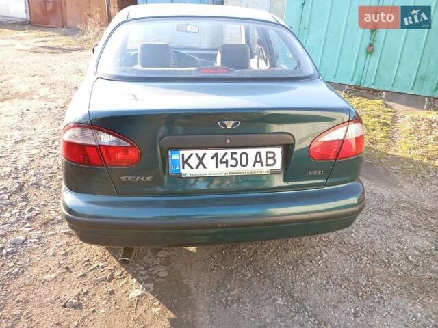 Зеленый Дэу Сенс, объемом двигателя 1.3 л и пробегом 53 тыс. км за 3800 $, фото 6 на Automoto.ua
