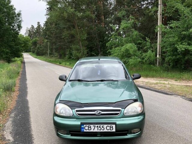 Зеленый Дэу Сенс, объемом двигателя 1.3 л и пробегом 157 тыс. км за 2500 $, фото 1 на Automoto.ua