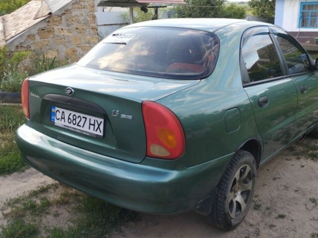 Зеленый Дэу Сенс, объемом двигателя 1.6 л и пробегом 223 тыс. км за 1700 $, фото 4 на Automoto.ua