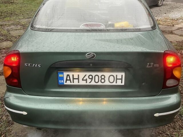 Зеленый Дэу Сенс, объемом двигателя 1.3 л и пробегом 105 тыс. км за 2500 $, фото 2 на Automoto.ua