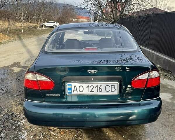 Зеленый Дэу Сенс, объемом двигателя 1.3 л и пробегом 100 тыс. км за 2402 $, фото 2 на Automoto.ua