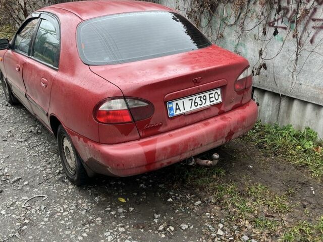 Красный Дэу T13110, объемом двигателя 1.3 л и пробегом 200 тыс. км за 1250 $, фото 1 на Automoto.ua