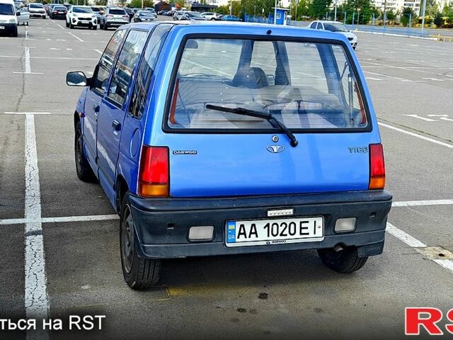 Синий Дэу Тико, объемом двигателя 0.8 л и пробегом 78 тыс. км за 1000 $, фото 2 на Automoto.ua