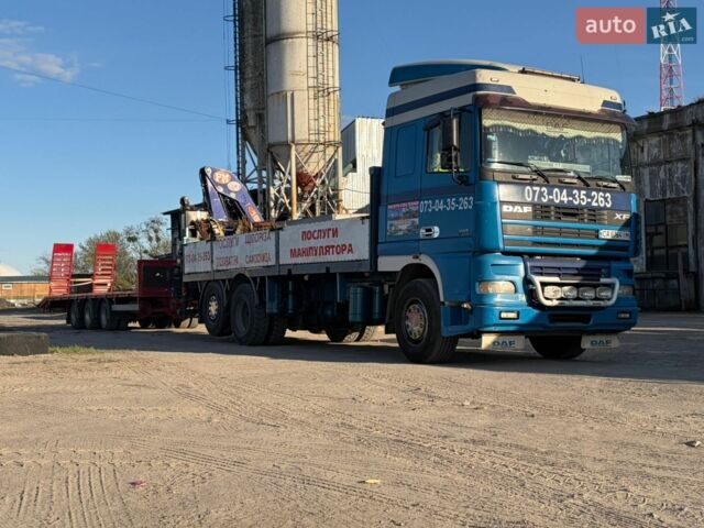 Синий Даф 95, объемом двигателя 12 л и пробегом 140 тыс. км за 52000 $, фото 2 на Automoto.ua