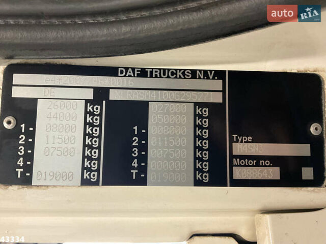 Белый Даф СФ, объемом двигателя 10.8 л и пробегом 769 тыс. км за 94000 $, фото 6 на Automoto.ua