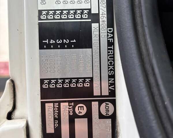 Білий Даф CF, об'ємом двигуна 12.9 л та пробігом 812 тис. км за 23335 $, фото 26 на Automoto.ua