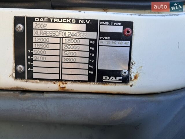 Белый Даф ЛФ, объемом двигателя 5.88 л и пробегом 817 тыс. км за 12500 $, фото 18 на Automoto.ua