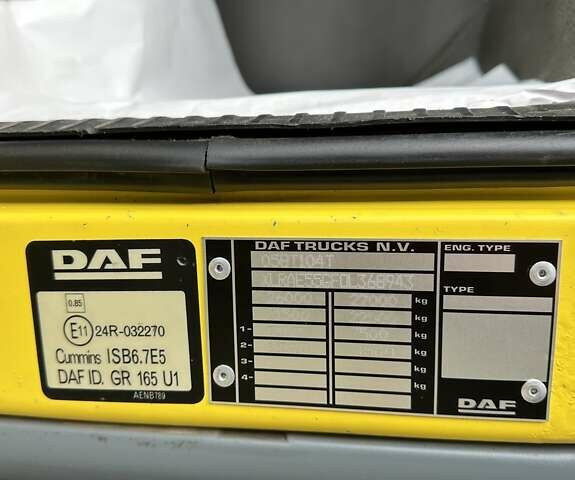 Желтый Даф ЛФ, объемом двигателя 7 л и пробегом 261 тыс. км за 45500 $, фото 40 на Automoto.ua