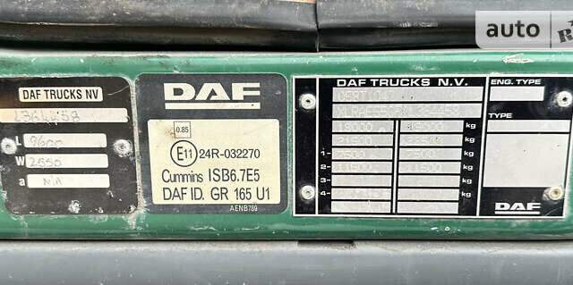 Зелений Даф LF, об'ємом двигуна 6.69 л та пробігом 304 тис. км за 39500 $, фото 48 на Automoto.ua