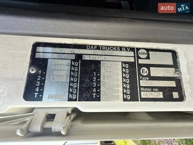 Білий Даф XF, об'ємом двигуна 12.9 л та пробігом 991 тис. км за 16003 $, фото 37 на Automoto.ua