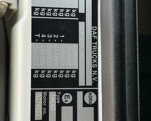 Білий Даф XF, об'ємом двигуна 12.9 л та пробігом 590 тис. км за 34444 $, фото 20 на Automoto.ua