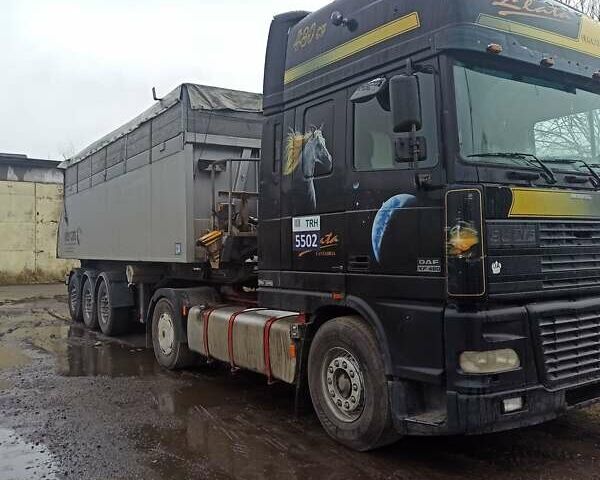 Черный Даф ХФ, объемом двигателя 12.58 л и пробегом 744 тыс. км за 6999 $, фото 4 на Automoto.ua