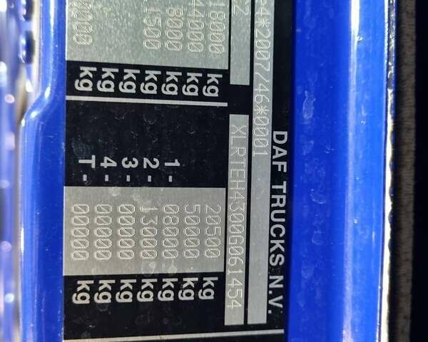 Синий Даф ХФ, объемом двигателя 12.9 л и пробегом 650 тыс. км за 40801 $, фото 1 на Automoto.ua