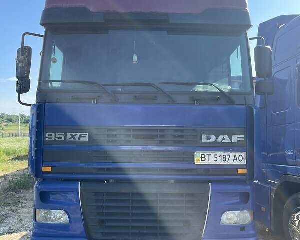 Синий Даф ХФ, объемом двигателя 12.9 л и пробегом 933 тыс. км за 8000 $, фото 5 на Automoto.ua