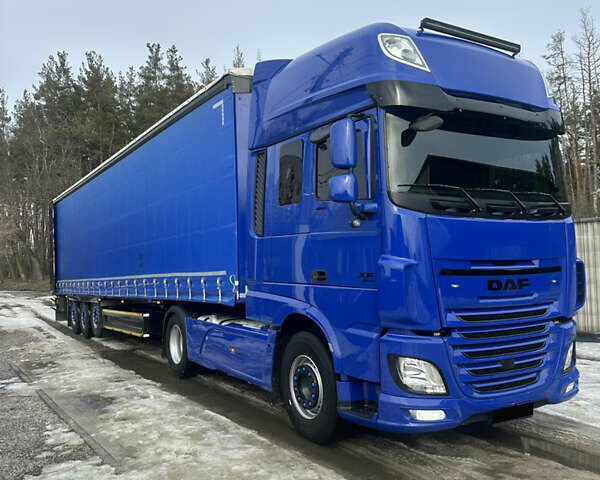 Синий Даф ХФ, объемом двигателя 12.9 л и пробегом 790 тыс. км за 54999 $, фото 9 на Automoto.ua