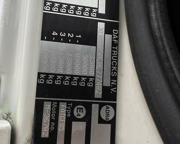 Білий Даф CF 85, об'ємом двигуна 0 л та пробігом 200 тис. км за 38700 $, фото 25 на Automoto.ua