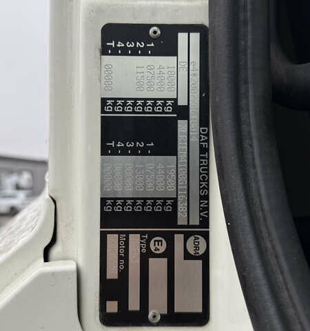 Білий Даф CF 85, об'ємом двигуна 11 л та пробігом 690 тис. км за 23865 $, фото 9 на Automoto.ua