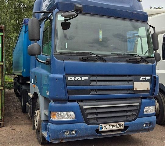 Синий Даф CF 85, объемом двигателя 12.9 л и пробегом 936 тыс. км за 12000 $, фото 1 на Automoto.ua