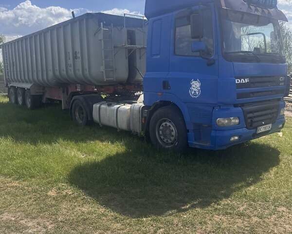 Синий Даф CF 85, объемом двигателя 12.6 л и пробегом 285 тыс. км за 15000 $, фото 7 на Automoto.ua