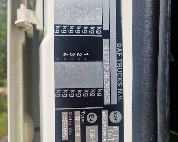 Белый Даф XF 105, объемом двигателя 12.9 л и пробегом 942 тыс. км за 19900 $, фото 12 на Automoto.ua