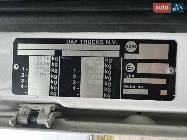 Белый Даф XF 105, объемом двигателя 12.9 л и пробегом 1 тыс. км за 13500 $, фото 24 на Automoto.ua