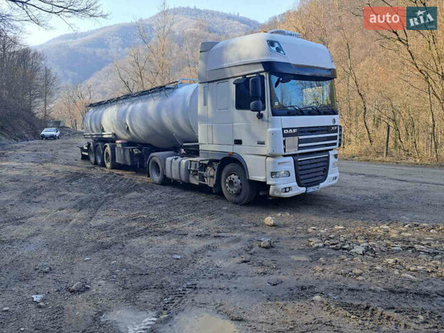 Белый Даф XF 105, объемом двигателя 12.9 л и пробегом 850 тыс. км за 13000 $, фото 4 на Automoto.ua