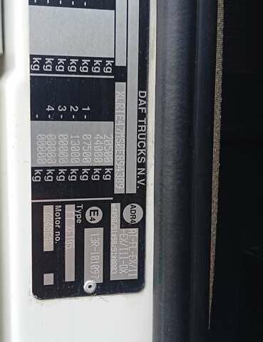 Белый Даф XF 105, объемом двигателя 12.9 л и пробегом 805 тыс. км за 12800 $, фото 3 на Automoto.ua