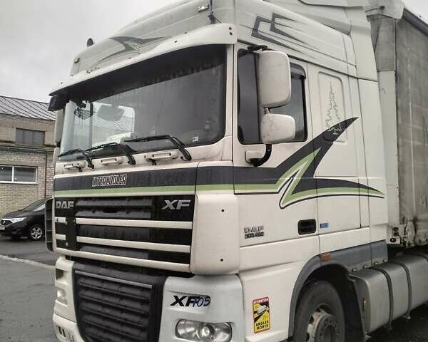 Даф XF 105 2012 в Романове на Automoto.ua Белый Даф XF 105, объемом двигателя 12.9 л и пробегом 900 тыс. км за 20000 $, фото 2 на Automoto.ua