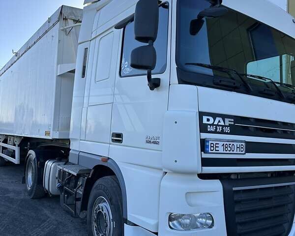 Белый Даф XF 105, объемом двигателя 12.9 л и пробегом 883 тыс. км за 29900 $, фото 2 на Automoto.ua