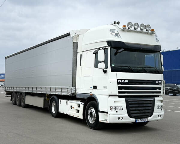 Белый Даф XF 105, объемом двигателя 12.9 л и пробегом 757 тыс. км за 25500 $, фото 4 на Automoto.ua