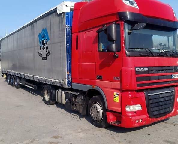 Красный Даф XF 105, объемом двигателя 12.9 л и пробегом 990 тыс. км за 15000 $, фото 9 на Automoto.ua