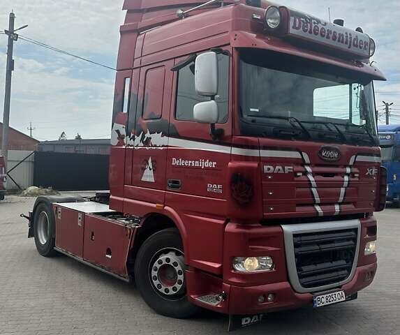 Красный Даф XF 105, объемом двигателя 12.9 л и пробегом 976 тыс. км за 15500 $, фото 2 на Automoto.ua