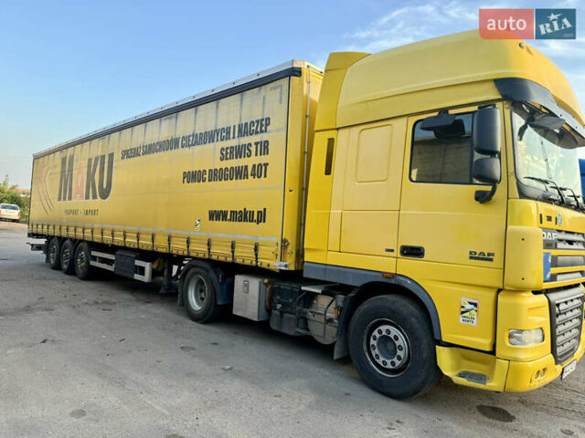 Желтый Даф XF 105, объемом двигателя 12.9 л и пробегом 1 тыс. км за 11500 $, фото 2 на Automoto.ua