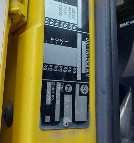 Желтый Даф XF 105, объемом двигателя 12.9 л и пробегом 1 тыс. км за 12062 $, фото 9 на Automoto.ua