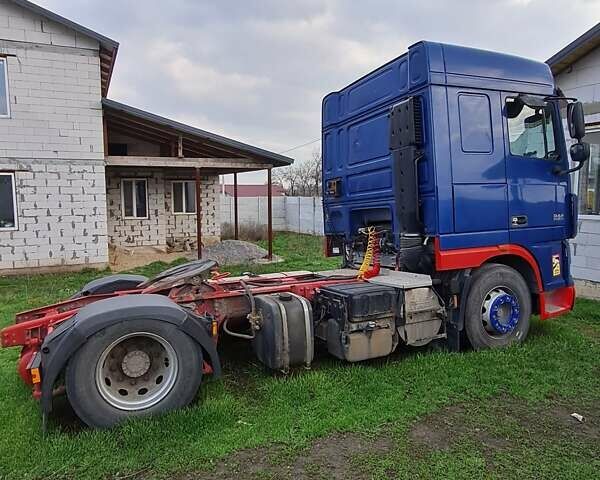 Синий Даф XF 105, объемом двигателя 12.9 л и пробегом 800 тыс. км за 12000 $, фото 3 на Automoto.ua