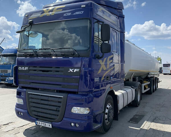 Синий Даф XF 105, объемом двигателя 12.91 л и пробегом 734 тыс. км за 38000 $, фото 5 на Automoto.ua
