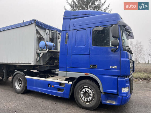 Синий Даф XF 105, объемом двигателя 12.9 л и пробегом 1 тыс. км за 40000 $, фото 4 на Automoto.ua