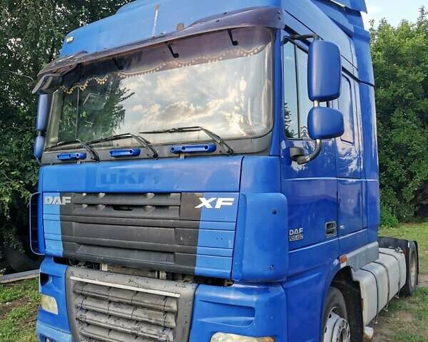 Синий Даф XF 105, объемом двигателя 12.9 л и пробегом 2 тыс. км за 7070 $, фото 3 на Automoto.ua