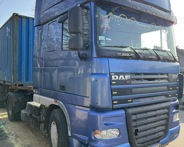 Даф XF 105 2007 у Чорноморську (Іллічівську) на Automoto.ua Синій Даф XF 105, об'ємом двигуна 12.9 л та пробігом 1 тис. км за 5900 $, фото 1 на Automoto.ua