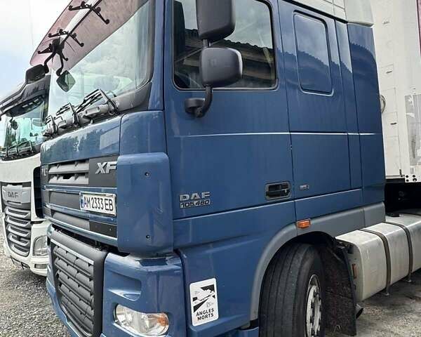 Синий Даф XF 105, объемом двигателя 12.9 л и пробегом 1 тыс. км за 17500 $, фото 4 на Automoto.ua