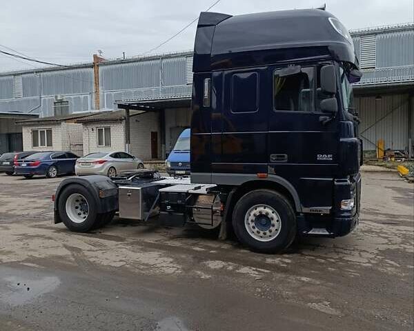 Синий Даф XF 105, объемом двигателя 12.9 л и пробегом 1 тыс. км за 13800 $, фото 2 на Automoto.ua