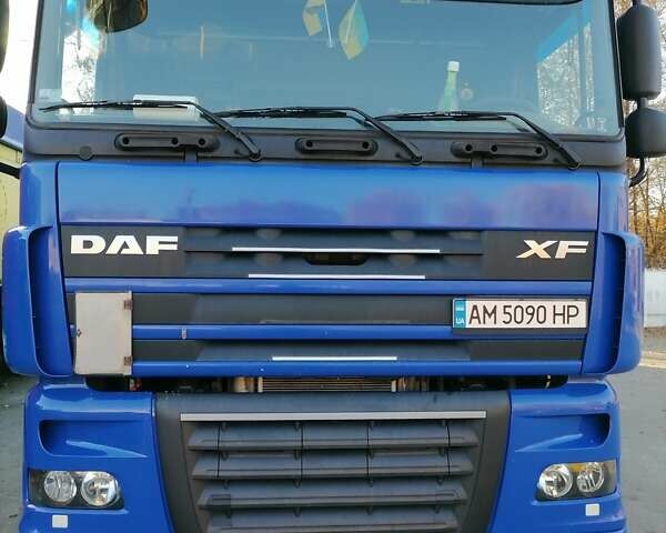 Синий Даф XF 105, объемом двигателя 12.9 л и пробегом 900 тыс. км за 35000 $, фото 30 на Automoto.ua