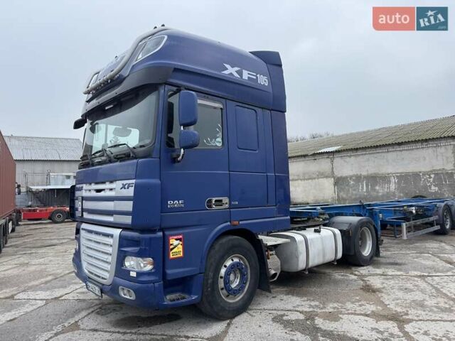 Синий Даф XF 105, объемом двигателя 12.9 л и пробегом 1 тыс. км за 14000 $, фото 2 на Automoto.ua
