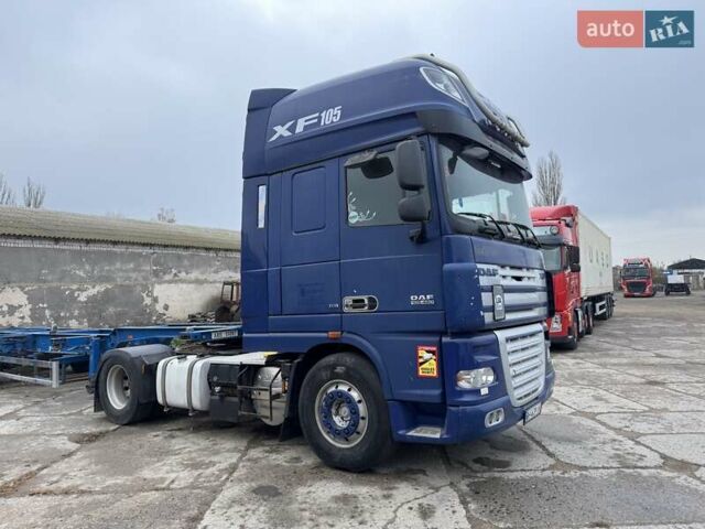 Синий Даф XF 105, объемом двигателя 12.9 л и пробегом 1 тыс. км за 14000 $, фото 1 на Automoto.ua