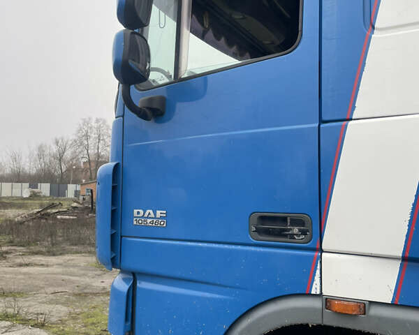 Синий Даф XF 105, объемом двигателя 12.9 л и пробегом 400 тыс. км за 10000 $, фото 4 на Automoto.ua